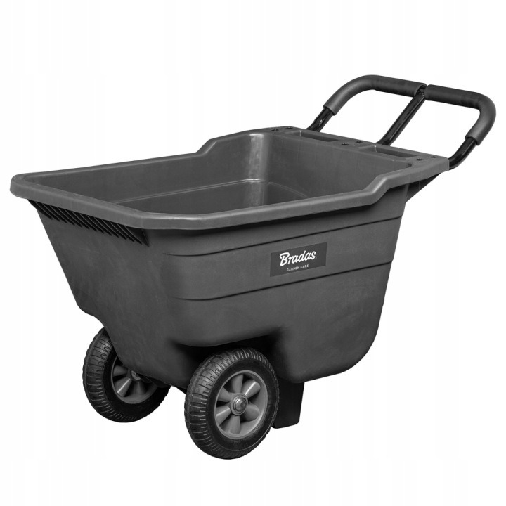Bradas HANDY-GO TQ-WB090BK záhradný fúrik 90 l do 150 kg, 2 bezdušové kolesá, antracitový