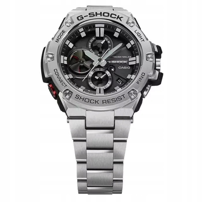 Športové pánske hodinky Casio G-SHOCK G-STEEL GST-B100D BLUETOOTH WR200M