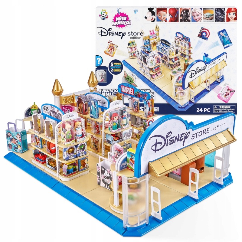 ZURU 5 Surprise Disney Mini Brands Toy Store – mini obchod s figúrkami a zberateľskou sadou