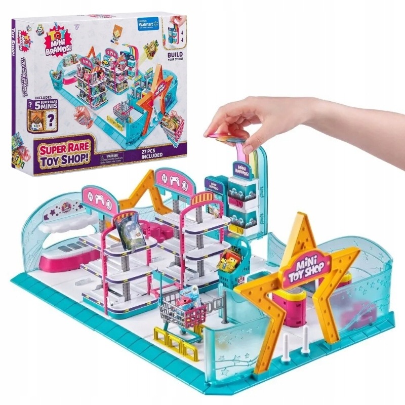 ZURU 5 Surprise Mini Brands Toy Shop – mini hračkárstvo s figúrkami a zberateľským príslušenstvom