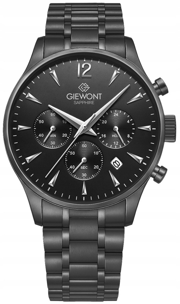 Pánske hodinky Giewont Chronograph Sapphire GW6310 náramok + krabička + GRAVÍROVANIE