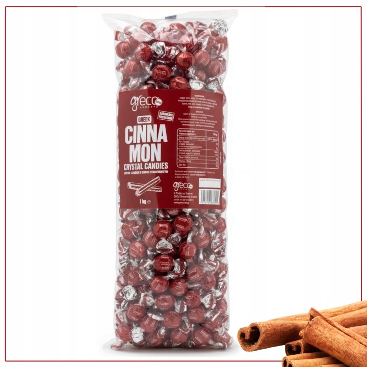 Greco grécke škoricové cukríky ručne balené 1 kg