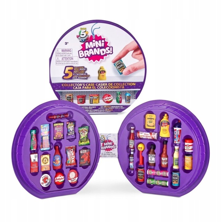 ZURU 5 Surprise Mini Brands Global zberateľský kufrík s mini figúrkami a doplnkami