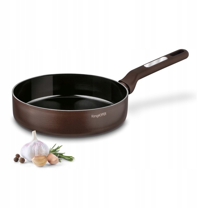 Panvica Keramická INDUKČNÁ Nepriľnavá PLYNOVÁ Konighhoffer Reno 24cm