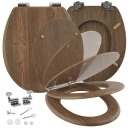 WC sedadlo AWD Interior AWD02181065 Soft Close MDF orech univerzálne hnedé
