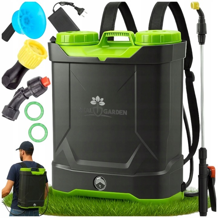 Akumulátorový chrbtový tlakový postrekovač, 16,3 l