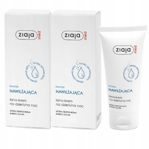 Ziaja Med hydratačný lano-krém pre veľmi suchú pokožku 50 ml – regenerácia a intenzívna hydratácia