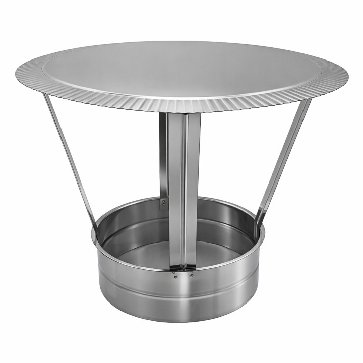 Scheier komínová strieška Ø 160 mm INOX pre keramické komíny, 600 °C