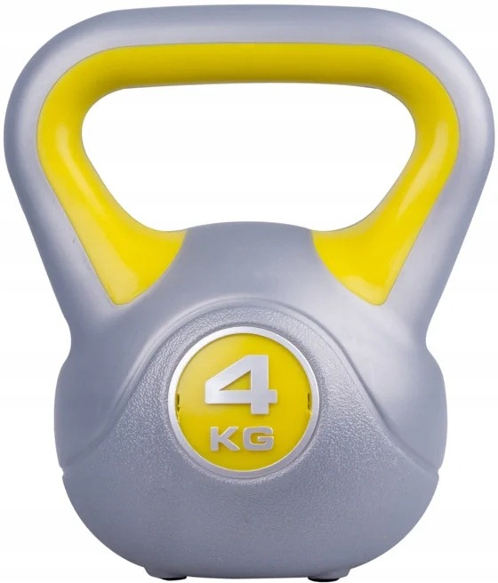 inSPORTline Vin-Bell 4 kg kettlebell s cementovou výplňou