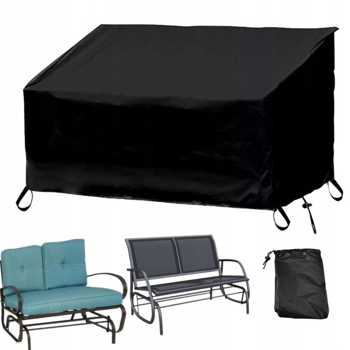 Ochranný kryt na záhradnú pohovku a lavičku 134×66×89 cm – vodeodolný poťah Oxford 210D s UV ochranou