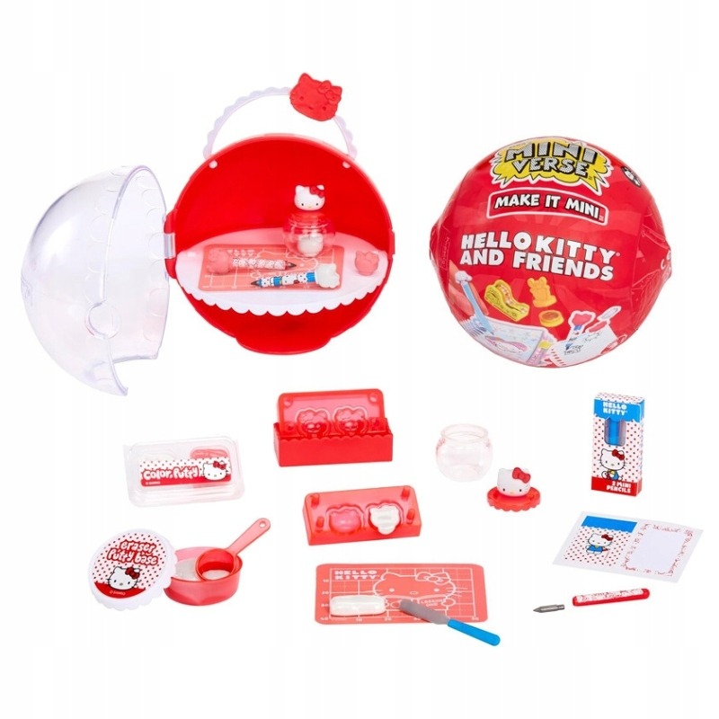 Mga's miniverse make it mini hello kitty prekvapkávacia loptička pre deti 8+