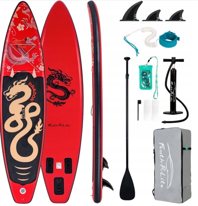 SUP doska SMOK 350 cm nafukovací paddleboard set s pádlem, pumpou a príslušenstvom