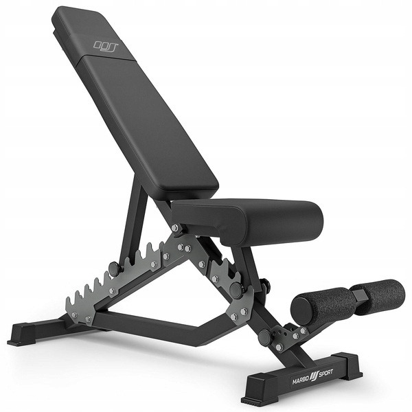 Obojstranne nastaviteľná tréningová lavica Marbo Sport MS-L101 2.0, nosnosť 300 kg, 10 polôh operadla