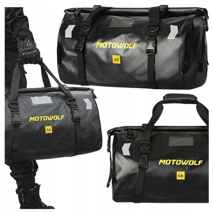 Rollbag Drybag vodeodolná zadná taška na motocykel MOTOWOLF 66L