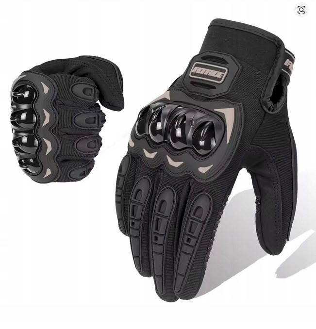 Moto rukavice Letné dotykové rukavice Scooter BLACK L