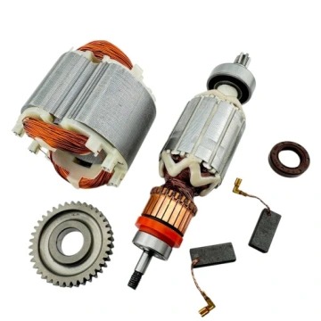 Rotor 513633-7 pre Makita HR4001C, HR4010C, HR4011C – sada so statorom, ložiskami, magnetom, ozubeným kolesom a uhlíkovými kefkami