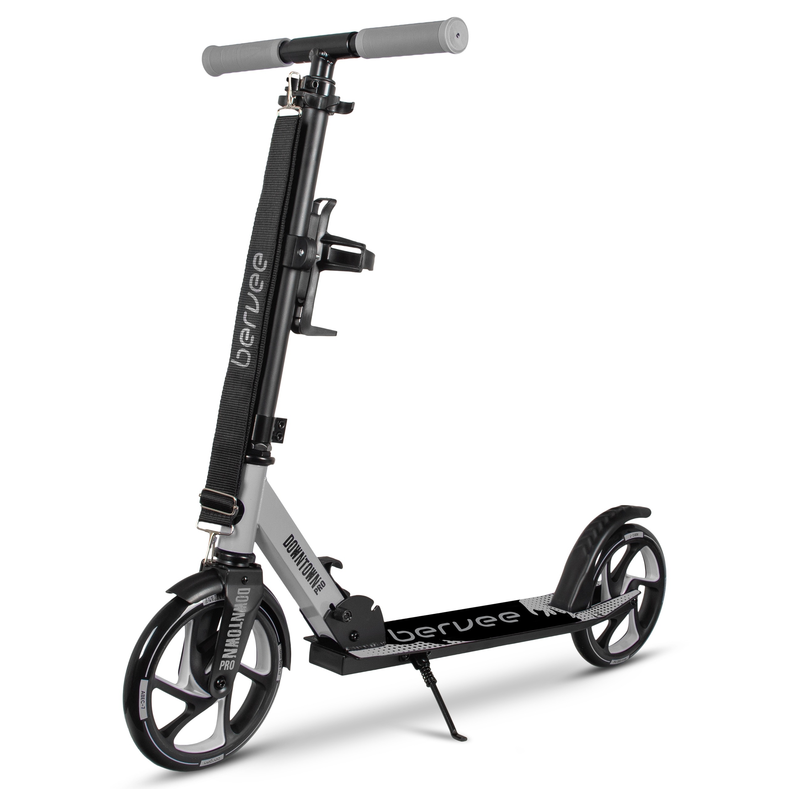 Mestská skladacia kolobežka Bergen Bervee Downtown 200 mm, ABEC-7, nosnosť 100 kg