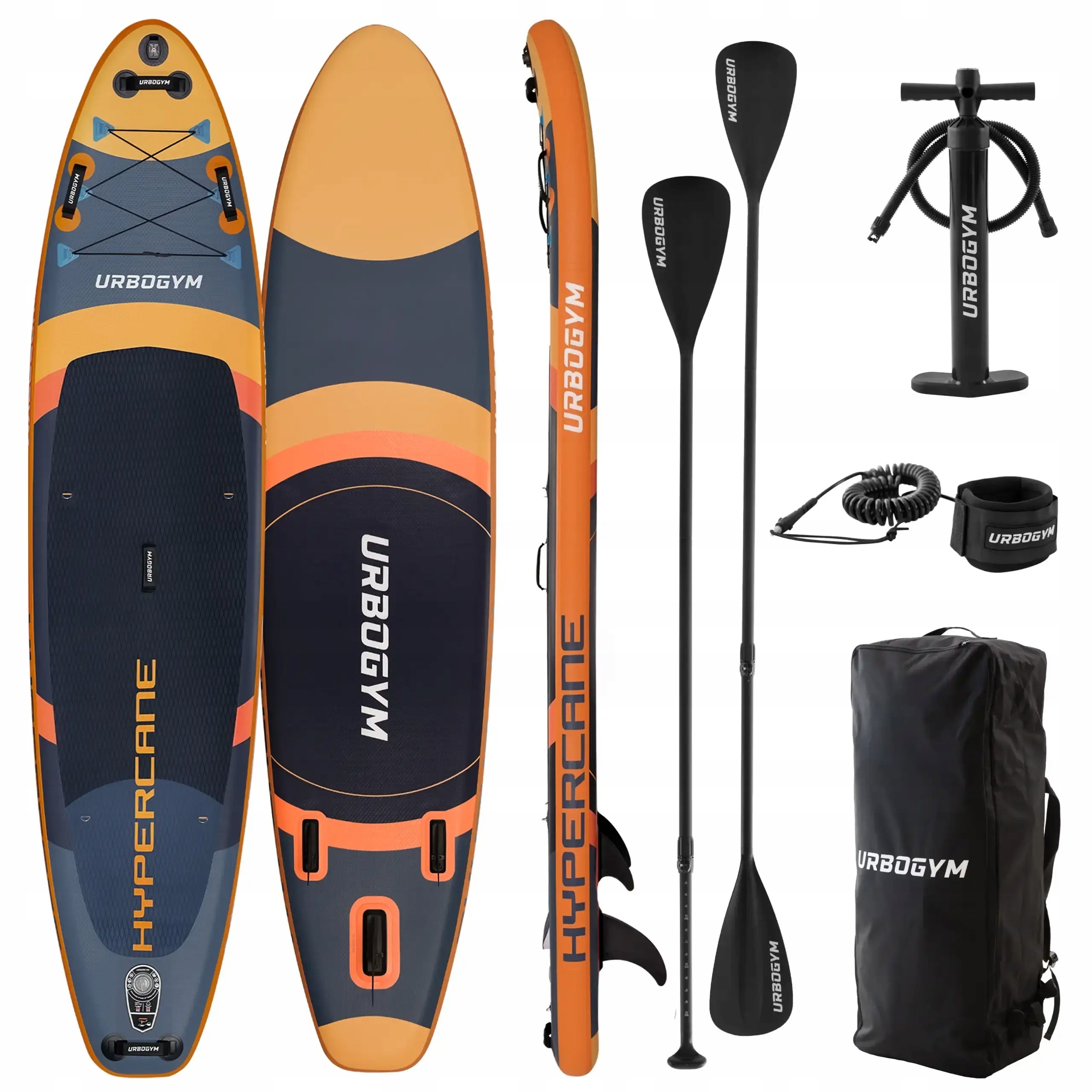 SUP doska URBOGYM Hypercane 350 cm nafukovací paddleboard set s pumpou, pádlem a príslušenstvom