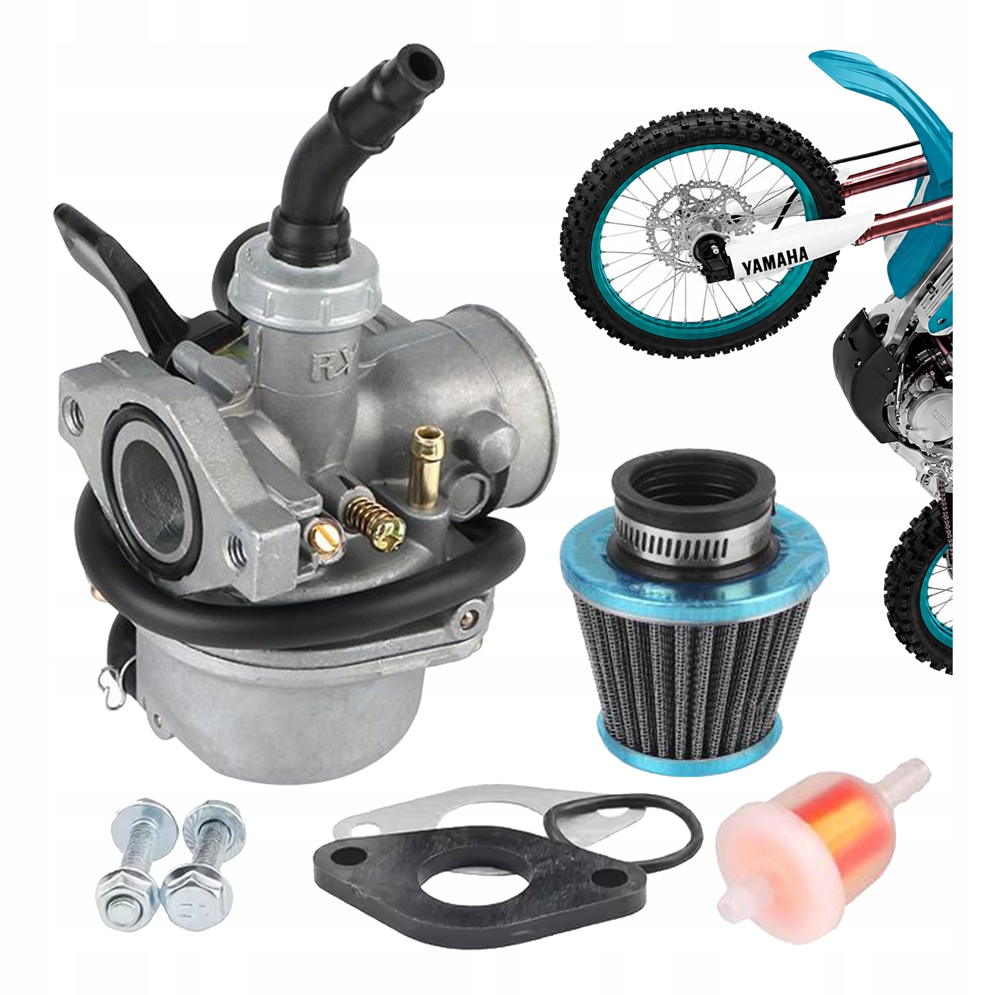 Karburátor 4t filter ATV 110 125 karburátor na ladenie motora karburátor s tesnením
