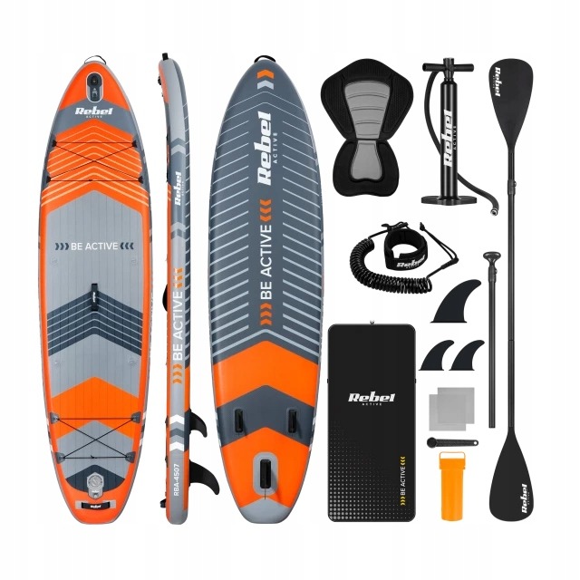 SUP doska REBEL 335 cm so sedadlom nafukovací paddleboard set s pádlem, pumpou a príslušenstvom