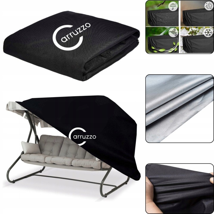 Carruzzo ochranný kryt na záhradnú hojdačku a nábytok XXL 215×150×150 cm – vodeodolná plachta 300D