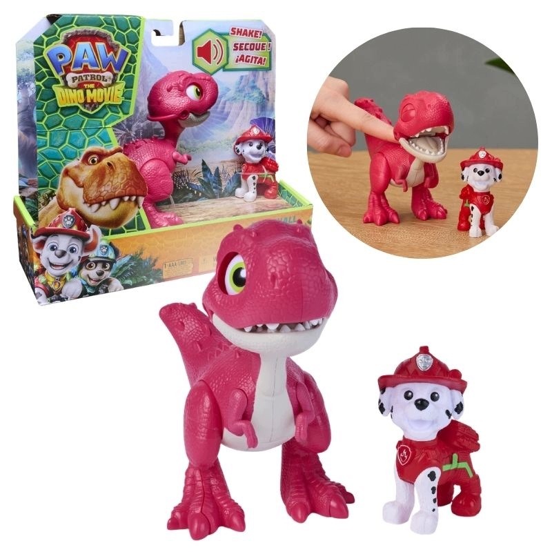 Filmová hračka Tlapková patrola a dinosaury dinosaurus rebarbora marshall