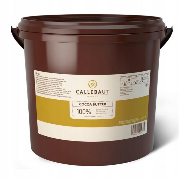 Callebaut kakaové maslo Callets 100 % čistý kakaový tuk 3 kg