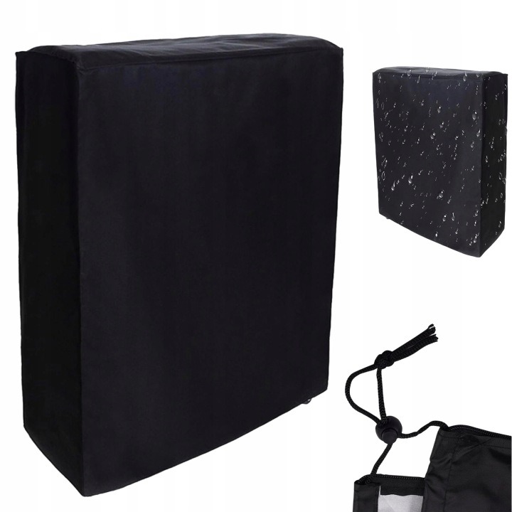 Vodotesný ochranný kryt na skladaciu posteľ 99×38×114 cm – Oxford 210D so zipsom a sťahovacou šnúrkou