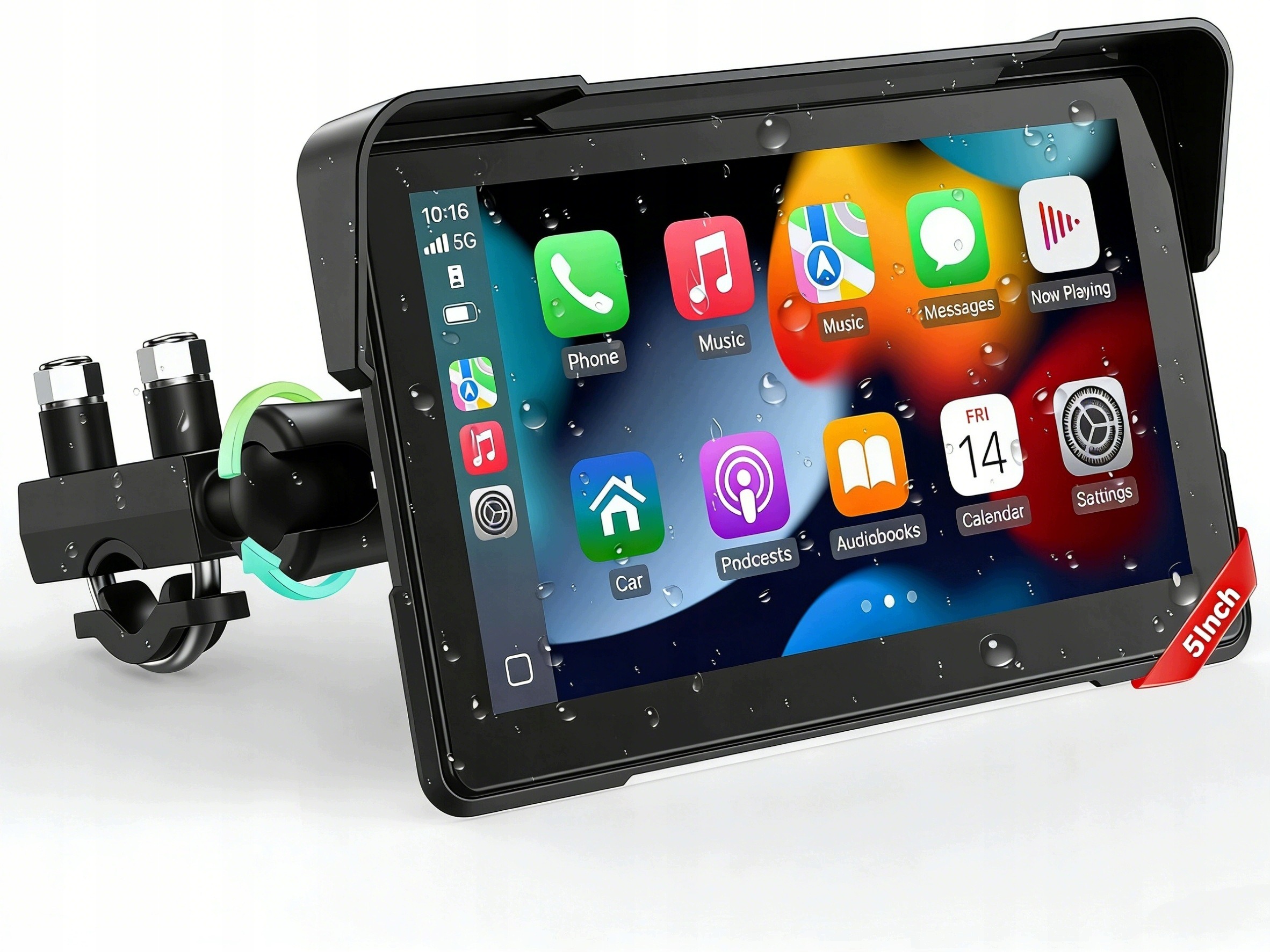 CarPlay Android Auto Motorcycle Screen 5" darčeková bezdrôtová navigácia