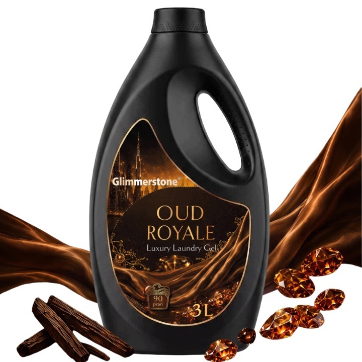 Glimmerstone univerzálny prací gél Oud Royale 3 l – 100 praní, luxusná orientálna vôňa a ochrana tkanín