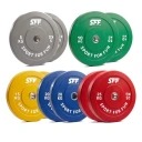 GRAND Bumper 150 kg olympijská sada gumových kotúčov 51 mm