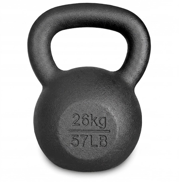 Liatinový kettlebell 26 kg na CrossFit a silový tréning