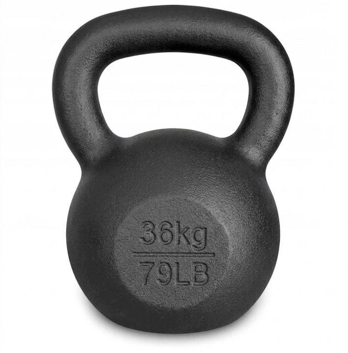 Liatinový kettlebell 36 kg na CrossFit a silový tréning