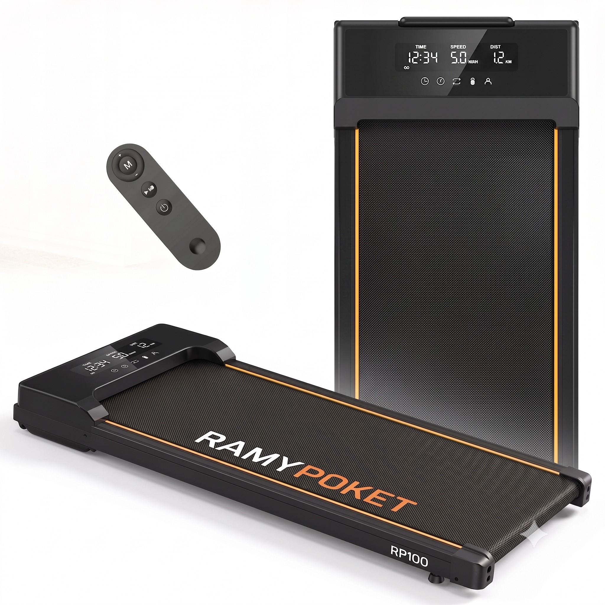 Elektrický Walking Pad Serenelife SLFTRD12 pod stôl 1–8 km/h, sklon 9 %, 120 kg, 2,5 HP