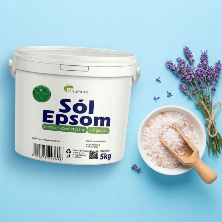 Rímska horká epsomská soľ, síran horečnatý, Nemecko, 5kg