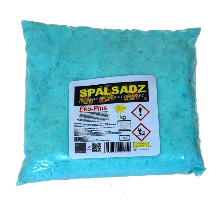SPALSADZ 1 kg – prípravok na spaľovanie sadzí v kotloch, peciach a komínoch