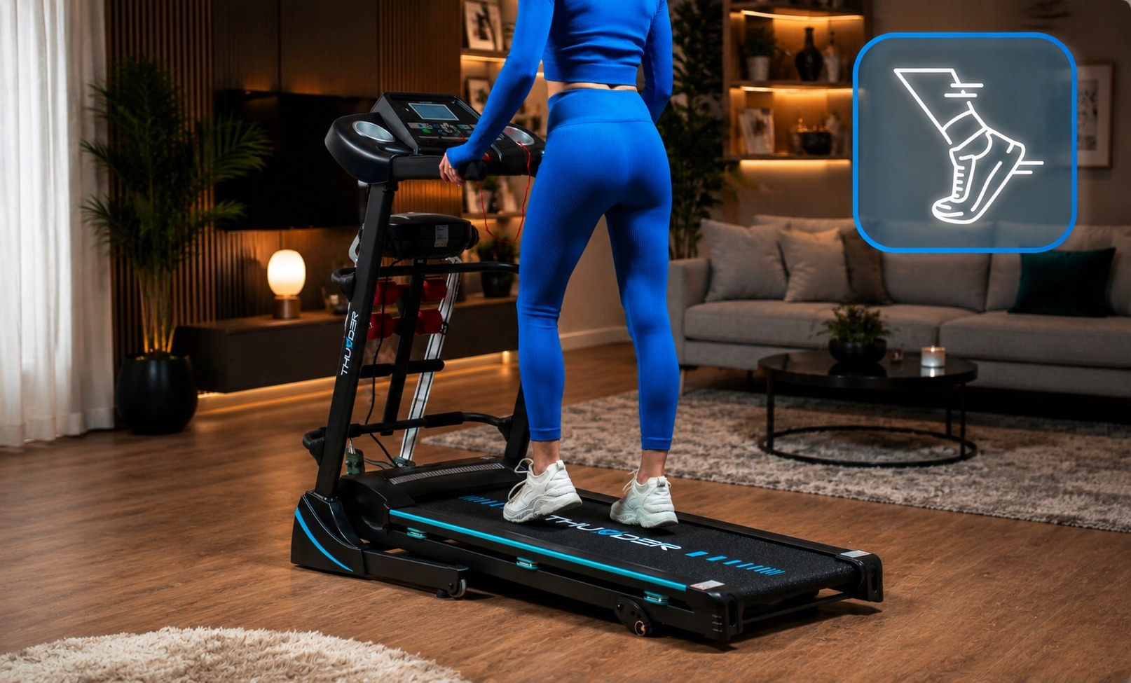 Elektrický bežecký pás Urbogym V680MS 16 km/h, 140 kg, masážer, automatický sklon