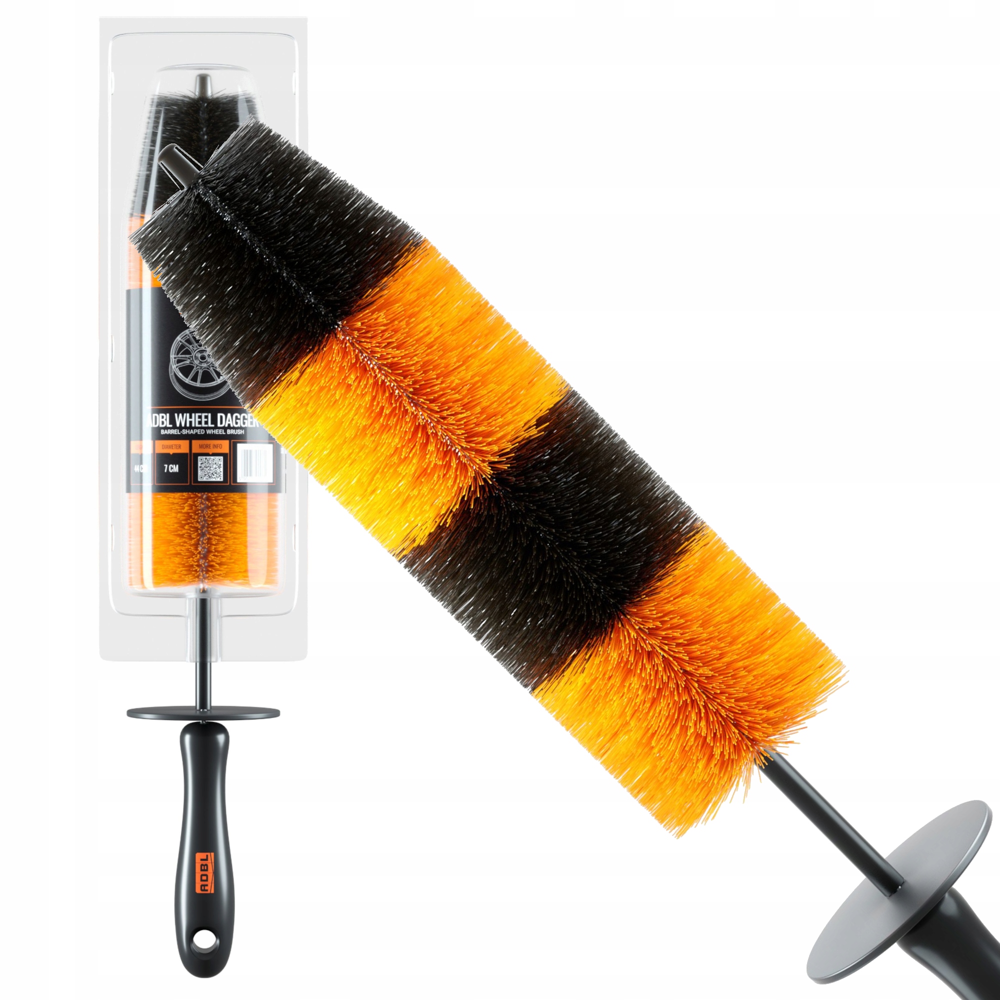 ADBL Wheel Dagger 46 cm – jemná kefka na disky kolies, bezpečné a efektívne čistenie všetkých povrchov