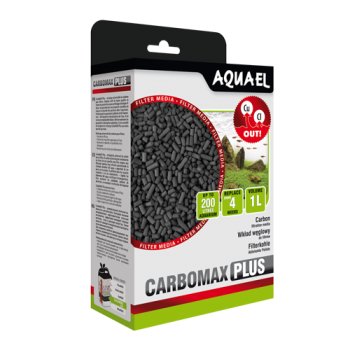 Aquael CarboMAX Plus aktívne uhlie 2×0,5 l | filtrácia akváriovej vody