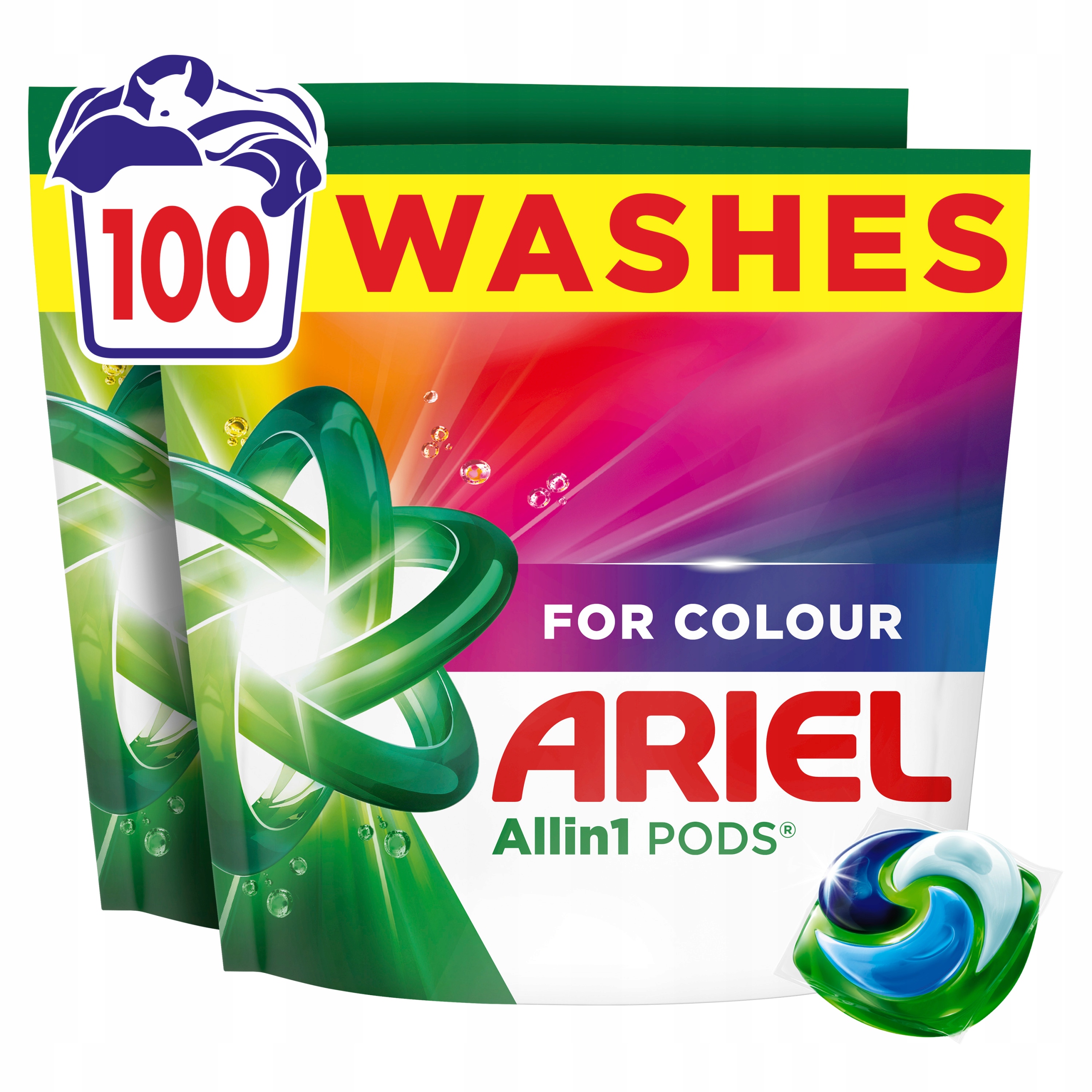 Ariel All-in-1 PODS Color 100 praní – pracie kapsuly