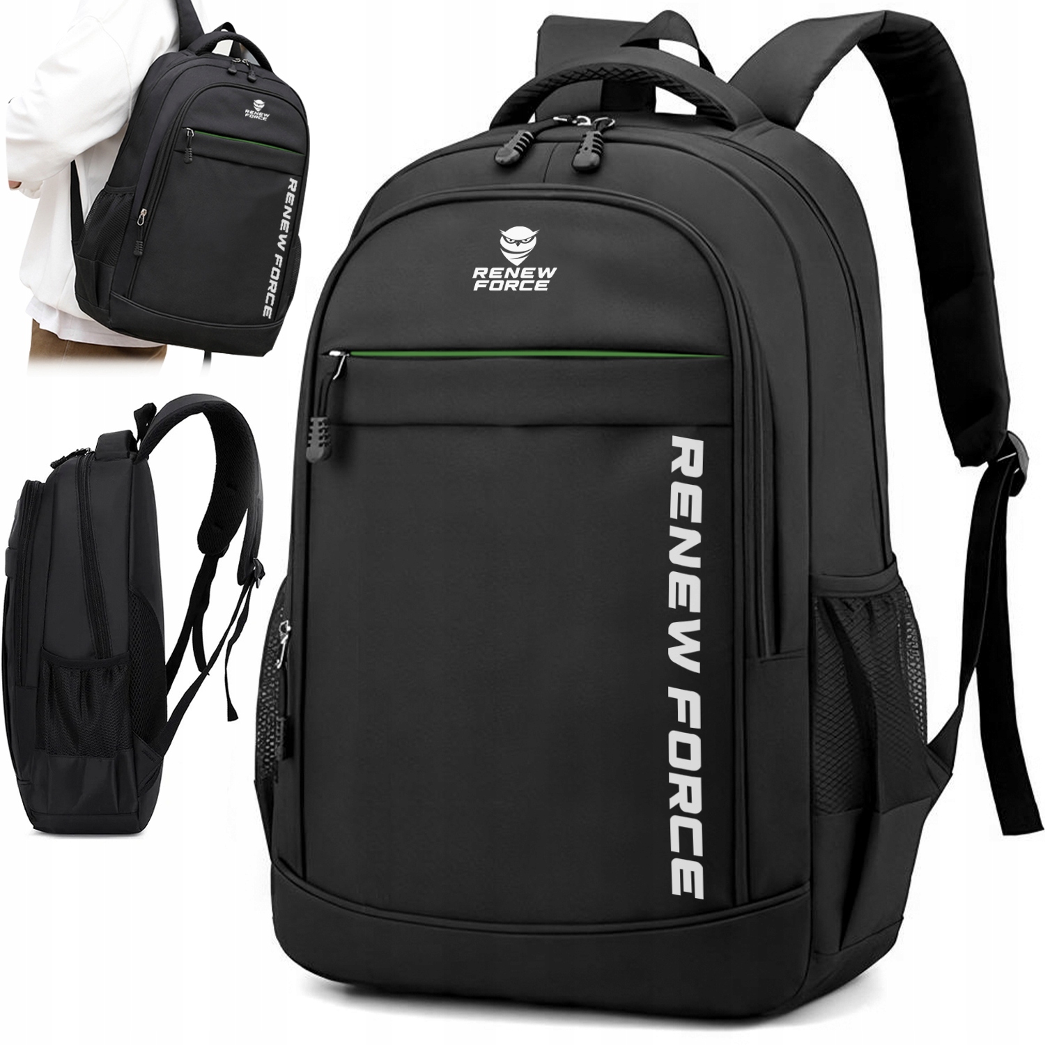 Športový mestský batoh Renew Force® 25 l, odolný s priehradkou na notebook