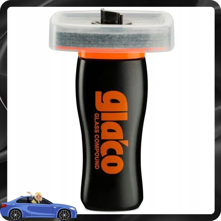 Soft99 Glaco Glass Compound Roll-On 100 ml – odolný čistič okien s roll-on aplikátorom pre automobil, pripravený na hydrofóbnu ochranu