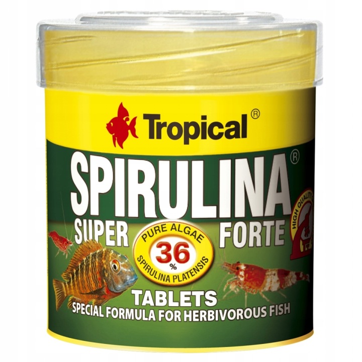 Super Spirulina Forte 36% 150 g | tablety pre cichlidy a morské ryby