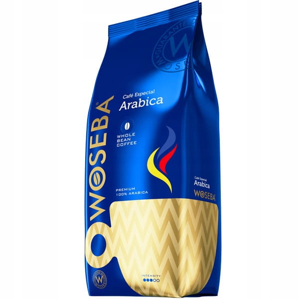Woseba Arabica 1 kg – zrnková káva 100 % Arabica