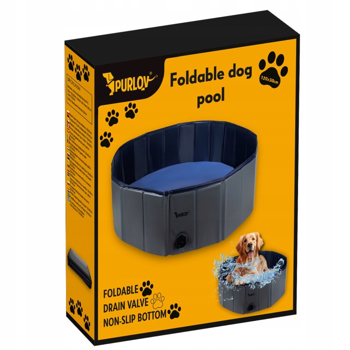 Purlov 23831 skladací bazén pre psov XL 120 × 30 cm | 300 l