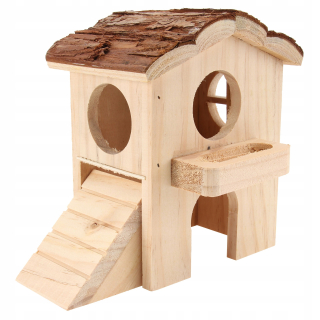 Hračka pre králika, morča - 1pc činčiary potkany drevený škrečok
