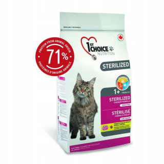 Krmivo pre mačky - 1st Choice Cat sterilizované 10kg
