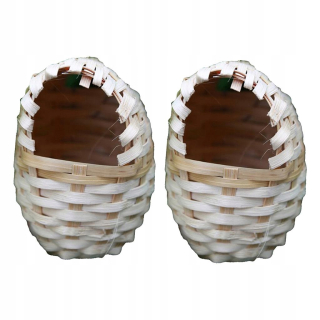 Klietka, voliera pre papagaje - 2 ks. Pet Bird Nest Birdhouse ručne vyrábaný vonku