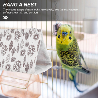 Hračky pre exotické vtáctvo - 2ks Cone Cone Warm Bedwing Bird Kłaczowy Hammock