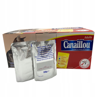 Sada vrecúšok pre mačky Canaillou 48x100g (4 príchute)